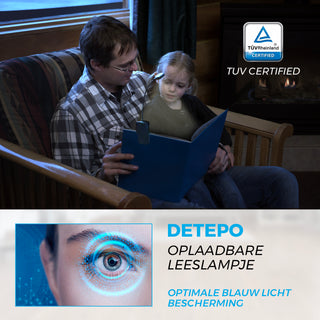 Leeslampje voor Boek - LED Leeslamp met Klem - Verstelbare Flexibele Arm - voor Boek / Slaapkamer / Bed / Kind / Bureau - USB Oplaadbaar