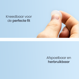 Detepo Siliconen Oordopjes - Gehoorbescherming - Slaap Oordoppen - Party Plugs - Sleep Plugs - Op Maat te Maken - Herbruikbaar - Slapen - Snurken - Festival - Zwemmen
